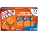 Lance ToastChee Peanut Butter, 10 Count 1.52 Oz