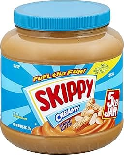 SKIPPY Peanut Butter, Creamy, 7 g protein per serving, 80 oz.