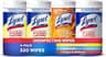 Lysol Disinfecting Wipes Bundle, Home Apartment Dorm Room Essentials and Cleaning Supplies, All Purpose Cleaner, Mult...