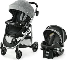 Graco Modes Pramette Travel System, Car Seat and Stroller Combo, Includes SnugRide LX Infant Car Seat and Baby Stroll...