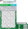 Filterbuy 16x25x1 Air Filter MERV 8 Essential Dust & Allergy Defense (4-Pack), Electrostatic Pleated HVAC AC Furnace ...