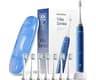 Aquasonic Vibe Series Ultra-Whitening Toothbrush – ADA Accepted Electric Toothbrush - 8 Brush Heads & Travel Case – 4...
