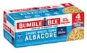 Bumble Bee Chunk White Albacore Tuna in Water, 5 oz Can (Pack of 4) - Wild Caught Tuna - 23g Protein per Serving, Hig...