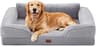 Orthopedic Dog Beds for Large Dogs, Waterproof XL Pet Couch Bed with Soft Sides, Washable Dog Sofa with Flannel Remov...