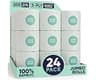 Save Trees Bamboo Toilet Paper -24 Rolls Of Septic Safe Organic Toilet Paper 3-ply, 300 Sheets Per Roll - PFAs Free, ...
