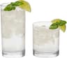 Libbey Province Tumbler & Rocks Beverage Glasses Set of 24, Glass Cups | 15.2 oz and 11.1 oz Capacities for Water, Ju...