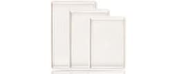 HONGBAKE 3 Pack Nonstick Ceramic Baking Sheet Pan Set for Oven, Non-Toxic Half/Quarter/Jelly Roll Pans with Diamond T...