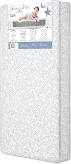 Dream On Me Nap Nest Baby Crib Mattress, GREENGUARD Gold, Made in USA | Waterproof Cover, 88 Coil Spring Support, BSA...