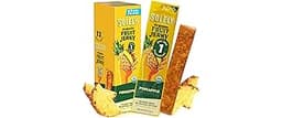 SOLELY - Organic Pineapple Fruit Jerky - 12 Individually Wrapped Strips - Fruit Leather Made from Dried Fruit - Healt...