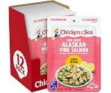 Chicken of the Sea Alaskan Pink Salmon, 2.5 Ounce Packets (Box of 12), Wild Caught Salmon, Lemon Pepper