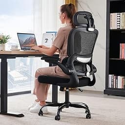 TRALT Office Chair Ergonomic Desk Chair, 330 LBS Home Mesh Office Desk Chairs with Wheels, Comfortable Gaming Chairs ...