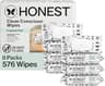 The Honest Company Hypoallergenic Multi-Use Baby Wipes for Sensitive Skin Baby Pattern Play 576 Count