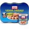 Libby's Vienna Sausage, Ready to Eat Canned Meat, 10g Protein Per Serving, 4.6 oz. Can (Bulk Pack of 6)