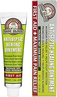 Antiseptic Healing Ointment - Best Wound Care & Skin Repair Cream with Tea Tree Oil - First Aid Supplies for Burns, W...