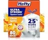 Hefty Ultra Strong Signature Scents 13G Trash Bags, Citrus Spritz, 80ct | 13 Gallon White Kitchen Trash Bags with 25%...