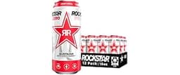 Rockstar Pure Zero Energy Drink, Fruit Punch, 0 Sugar, with Caffeine and Taurine, 16oz Cans (12 Pack) (Packaging May ...