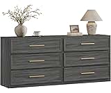 SICOTAS Night Stand Set 2 Oversized Extra Large Nightstands Set of 2 Tall Bedside Side Table with 3 Drawers Storage M...