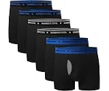 BAMBOO COOL Boy's Underwear Boxer Briefs for Boy Breathable Mesh Fly Zone Moisture-Wicking 6 Pack
