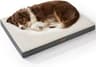Bedsure Washable Dog Beds Large Sized Dog with Comfy Sherpa, 36x27in Grey | Orthopedic Egg Crate Foam,Comfort Support...