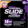 ARM & HAMMER Slide Platinum Easy Clean-Up Clumping Cat Litter, 18 lbs | 24/7 Odor Control, Triple-Action Freshness, N...