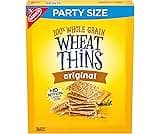Wheat Thins Original Snacks, Whole Grain Wheat Crackers, Snack Crackers, Party Size, 20 oz