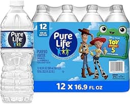Pure Life Purified Bottled Water, 12 Pack - Still Drinking Water Enhanced with Minerals for a Crisp Taste - 16.9 Fl O...