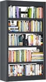 Book Shelf, 5-Tier Sturdy Bookcase, Adjustable Bookshelf, Large Capacity per Shelf, Modern Book Cases for Living Room...