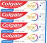 Colgate Total Whitening Toothpaste with Fluoride, Bulk 4 Pack, 5.1 oz | Mint Flavor, Anticavity, Antigingivitis, Anti...