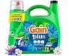 Gain Plus Liquid Laundry Detergent, Cleaner, Fresher, Now with Oxi, Waterfall Delight Scent, 99 fl oz, 75 Loads
