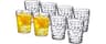Amazing Abby - Iceberg - 10-Ounce Plastic Tumblers (Set of 8), Plastic Drinking Glasses, All-Clear Reusable Cups, Sta...