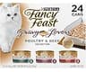 Purina Fancy Feast Gravy Lovers Poultry and Beef Grilled Gourmet Wet Cat Food Variety Pack - (Pack of 24) 3 oz. Cans