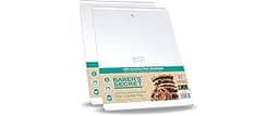 Baker's Secret 2pcs Large Flat Cookie Sheet 18" x 14" Aluminum Flat Baking Sheet, Extra Thick -2.7mm- 100% Recycled, ...