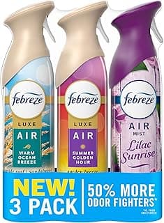 Febreze Air Mist, Air Freshener, Odor Fighting Room Spray, Deodorizer for Home Bathroom Kitchen Office Apartment, Lil...