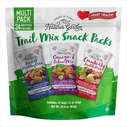 Nature's Garden Trail Mix Snack Pack 28.8oz (24x1.2oz), Individual Servings | Plant-Based, Gluten-Free Nut & Fruit Bl...