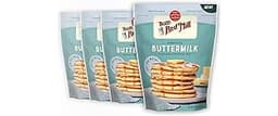 Bob's Red Mill Signature Buttermilk Pancake Mix, 20oz (Pack of 4)- Just Add Water, Makes 32-40 Pancakes per Bag