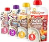 HAPPYTOT Organics Stage 4 Baby Food Pouches, Gluten Free, Super Morning Fruit & Oat Variety Pack Blend 4 Oz (Pack of ...