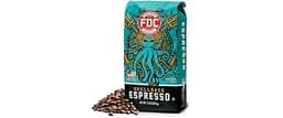 Fire Department Coffee - Gives Back to Firefighters - Bold & Smooth Shellback Espresso Coffee Beans - Roasted in the ...