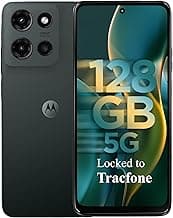 Tracfone Motorola Moto g 2025, 128GB 5G 50MP Camera System, 6.7" 120Hz Display 5000mAh Battery - Locked to Tracfone -...