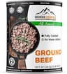 MOUNTAIN ESSENTIALS All Natural Canned Ground Beef 28 Oz – Fully Cooked, Ready to Eat Hamburger Meat – Pantry Staple ...