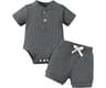 Jecson Newborn Boy Clothes Baby Boy Outfits Set Baby Boy Summer Clothes Soft Cotton Short Sleeve Top and Shorts for 0...