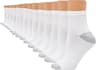 Hanes Women's Cushioned Athletic Ankle Socks (10-Pack)