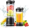 Personal Size Portable Blender for Shakes & Smoothies, 17oz Mini Small Smoothie Blender with On Go Lid & Sip Lid, 260...