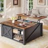 SEDETA 31.5" Lift Top Coffee Table with Storage, Square Coffee Tables for Living Room, Farmhouse Coffee Table with La...