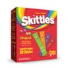 SINGLES TO GO! Skittles Variety Pack, Watertok Powdered Drink Mix, Zero Sugar, Low Calorie, Includes 4 Flavors: Green...