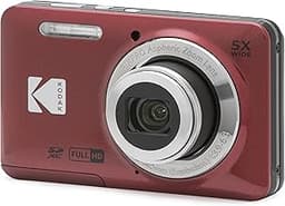Kodak PIXPRO FZ55-RD 16MP Digital Camera 5X Optical Zoom 28mm Wide Angle 1080P Full HD Video 2.7" LCD Vlogging Camera...