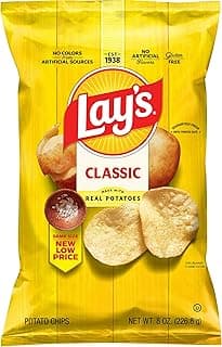 Lay's Potato Chips Classic Flavor Bag, 8 Oz