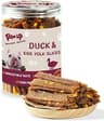 PAWUP Duck & Egg Yolk Slices, Soft Chewy Dog Jerky Treats, 12.5 oz | High Protein, Training Rewards, Meal Topper, Gra...