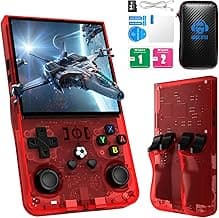 R36MAX Retro Handheld Game Console, 4.0 Inch 720x720 IPS Screen, 64GB Built-in 18,000+ Classic Game, Portable Hand He...