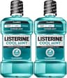 Listerine Mouthwash Cool Mint Antiseptic Treatment for Adults Kills 99.9% of Germs that Cause Bad Breath Plaque Gingi...