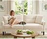 Loveseat Sofa, 69" Love Seat Couches, Comfy Velvet Small Couches for Small Spaces with 2 Pillows, Tool-Free Setup Sof...